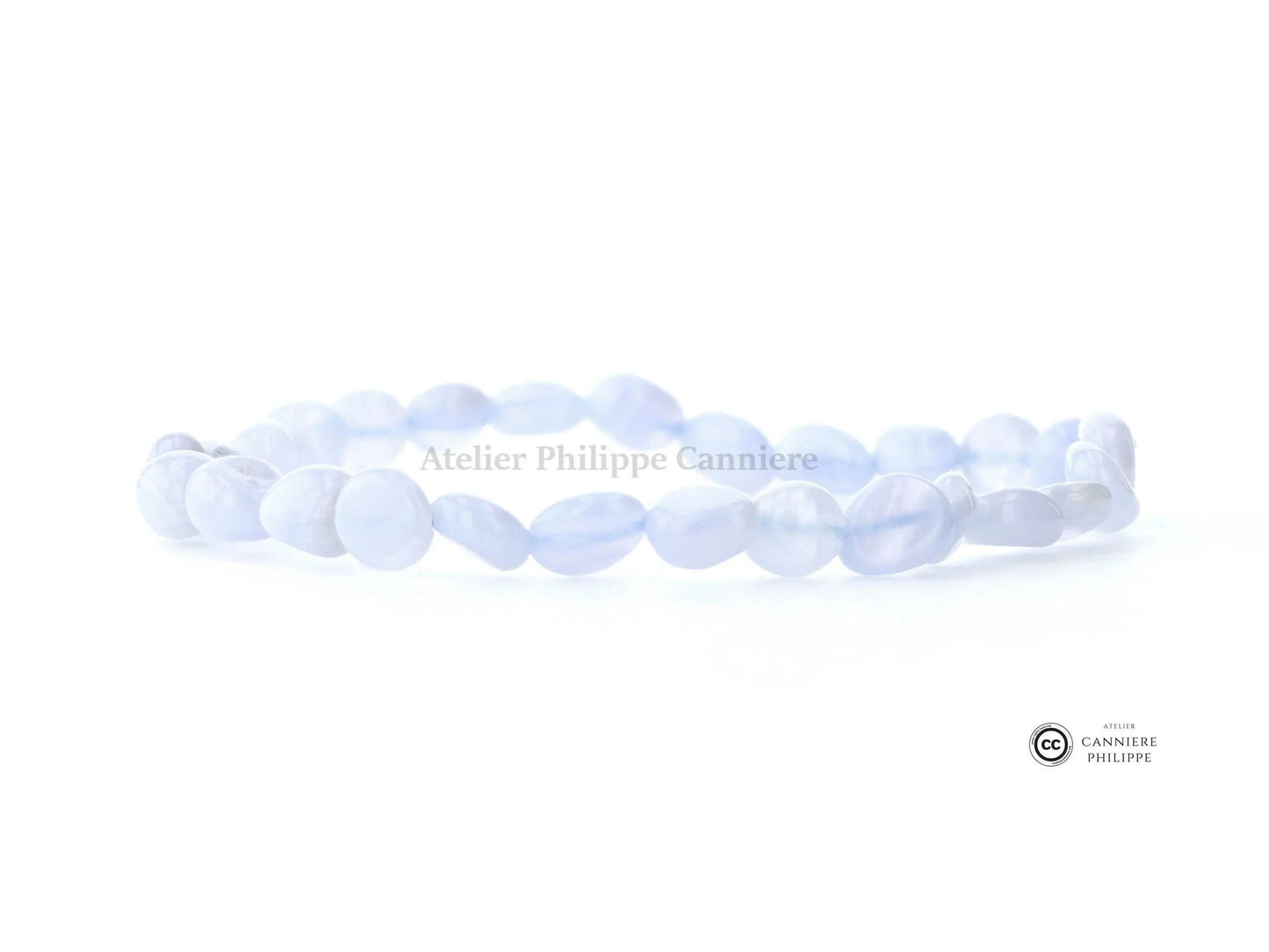 Bracelet Agate blue Lace Grain Ma boutique