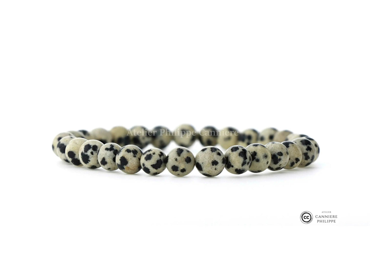 Bracelet Jaspe Dalmatien Perle Ma boutique