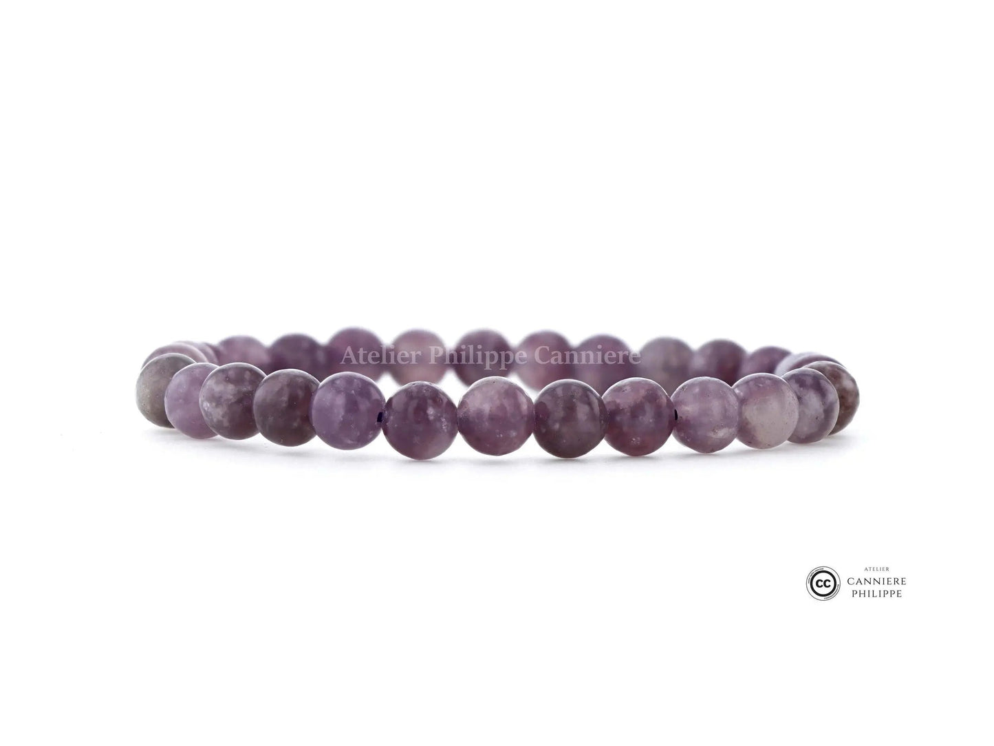 Bracelet Lépidolite Perle Ma boutique