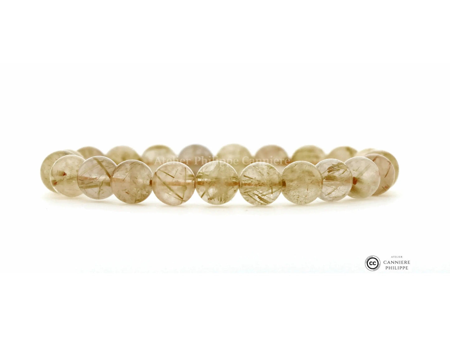 Bracelet Quartz Rutile Perle Ma boutique