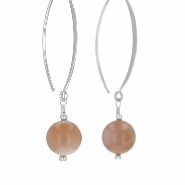 Boucles d'oreilles Pierre de lune 1 La Taillerie