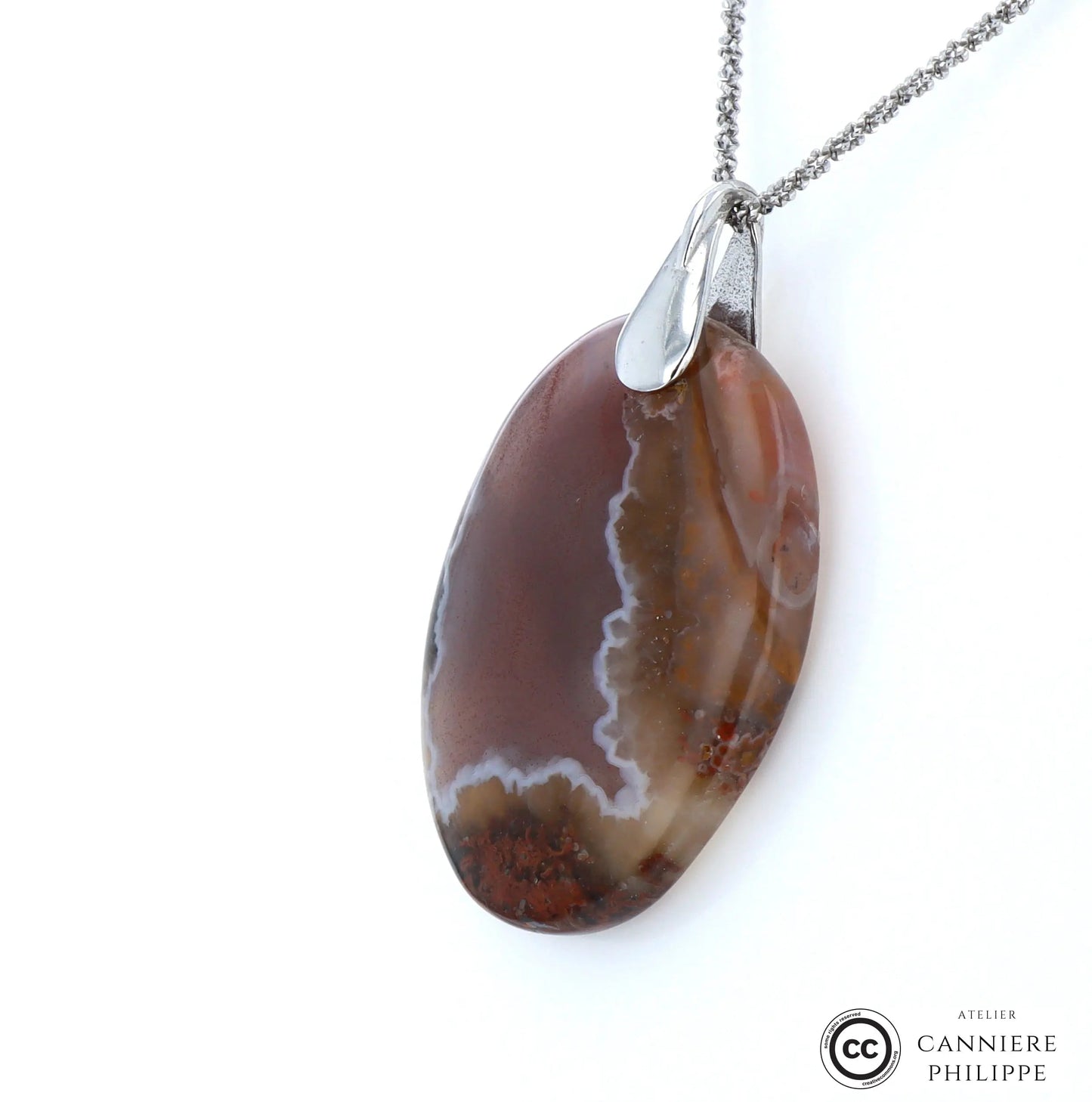 Pendentif Agate Maroc 1 La Taillerie