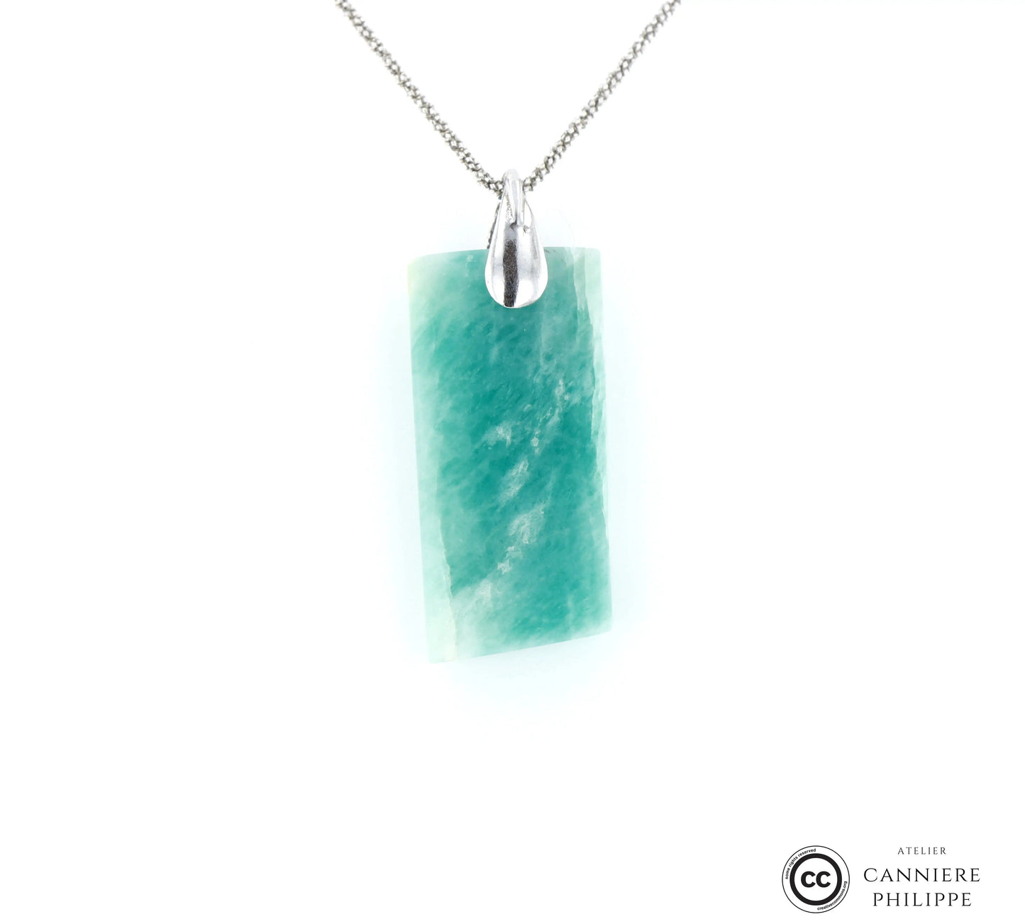 Pendentif Amazonite 1 La Taillerie