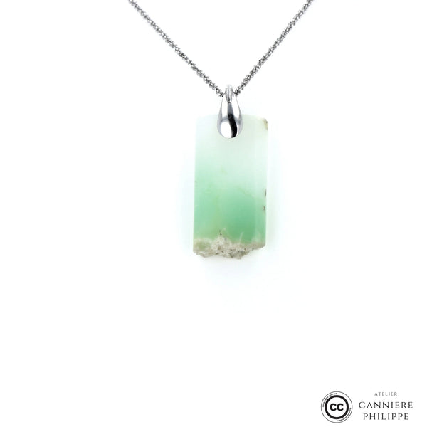 Pendentif Chrysoprase 7 La Taillerie