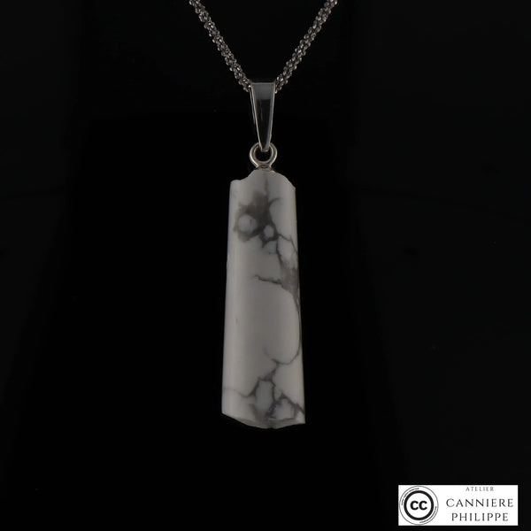Pendentif Howlite 2 La Taillerie