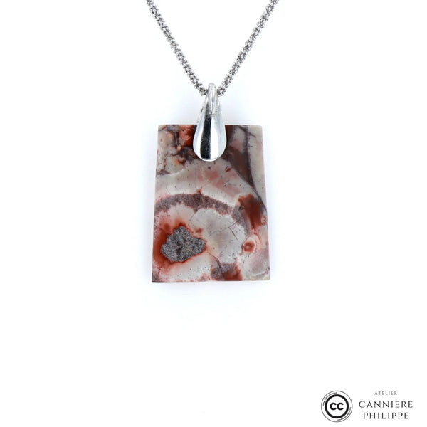 Pendentif Jaspe a Ocelles 3 La Taillerie