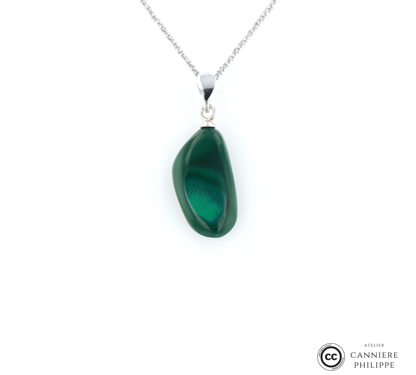 Pendentif Malachite 2 La Taillerie