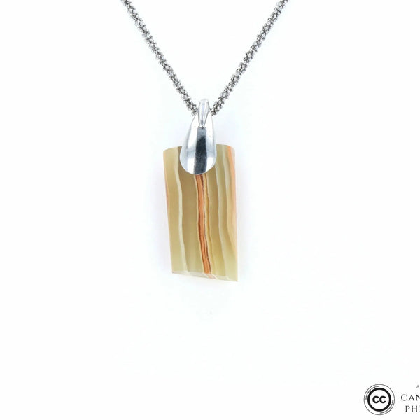 Pendentif Onyx Vert 3 La Taillerie