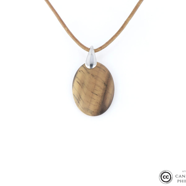 Pendentif œil de tigre 4 La Taillerie