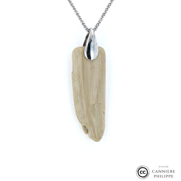 Pendentif Bois Fossilisé 2 La Taillerie
