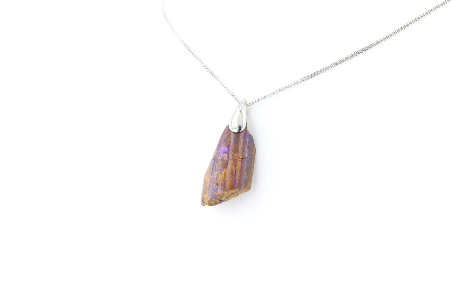 Pendentif Opale Bois Fossile 3 La Taillerie