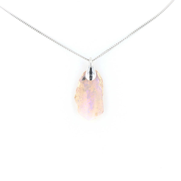 Pendentif Opale Bois Fossile 9 La Taillerie