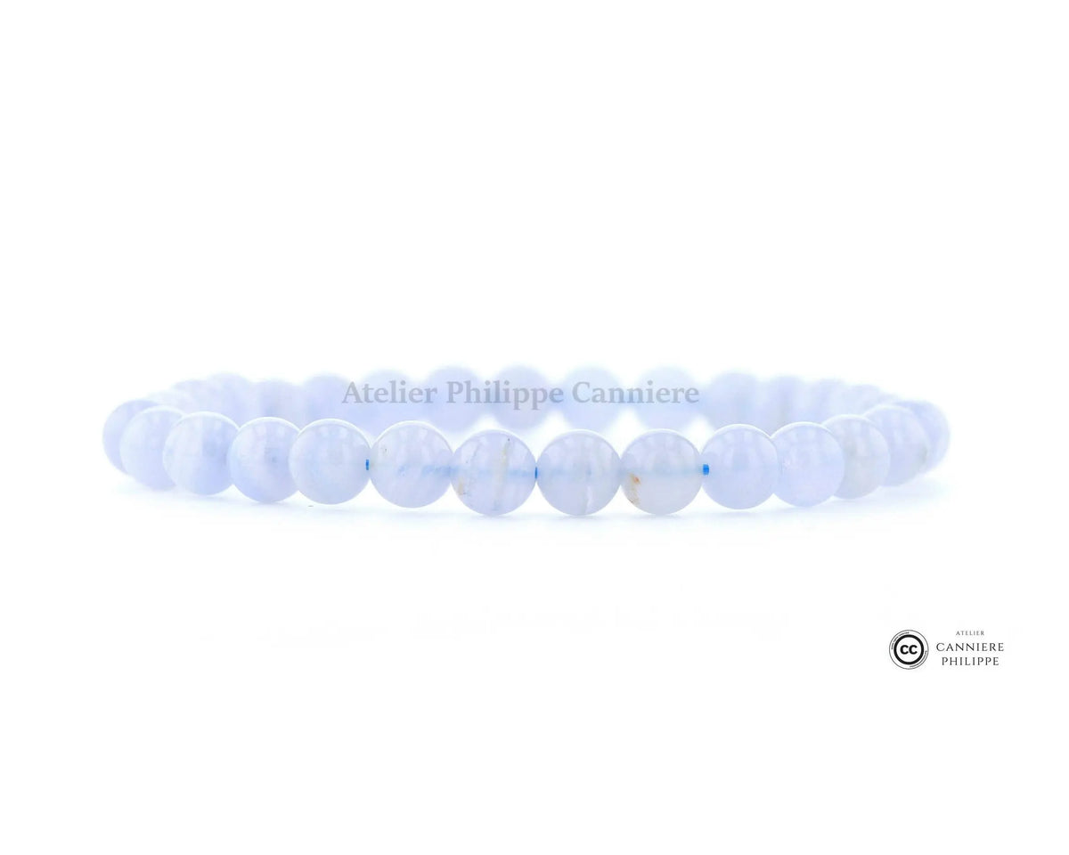 Bracelet Agate Blue Lace Perle Ma boutique