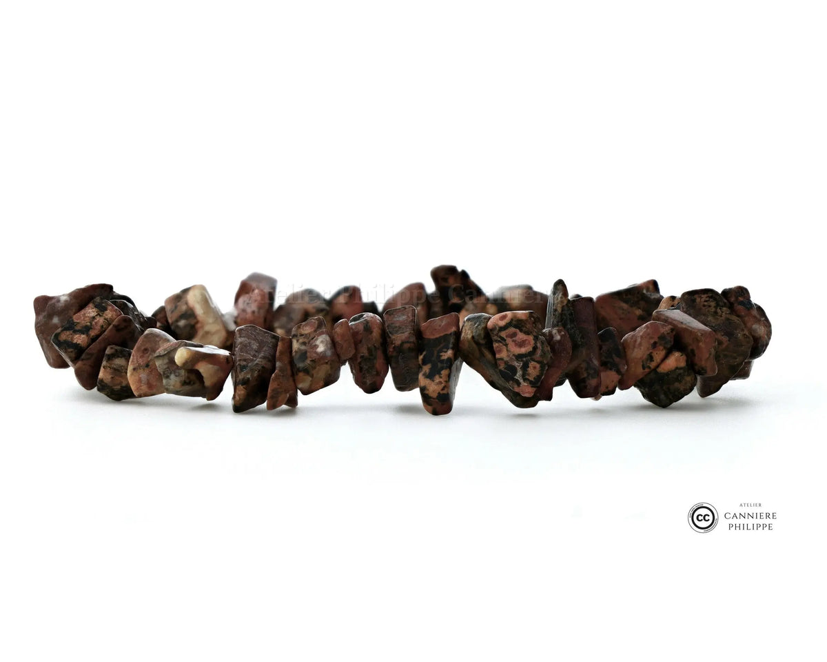Bracelet Jaspe Léopardskin Baroque (Chips) Ma boutique