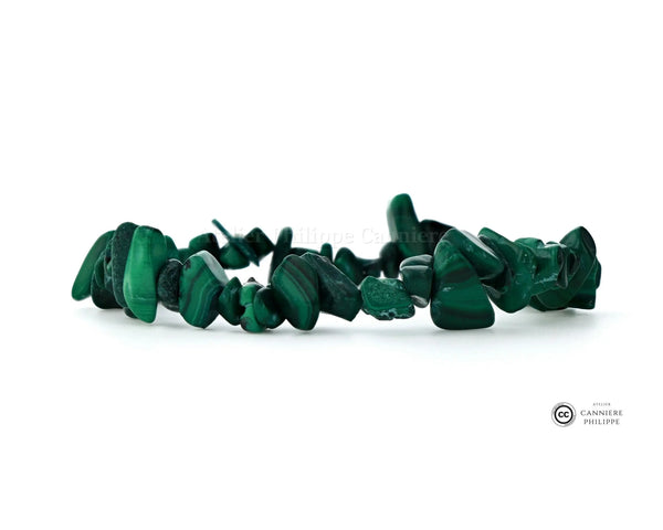 Bracelet Malachite Baroque (Chips) Ma boutique