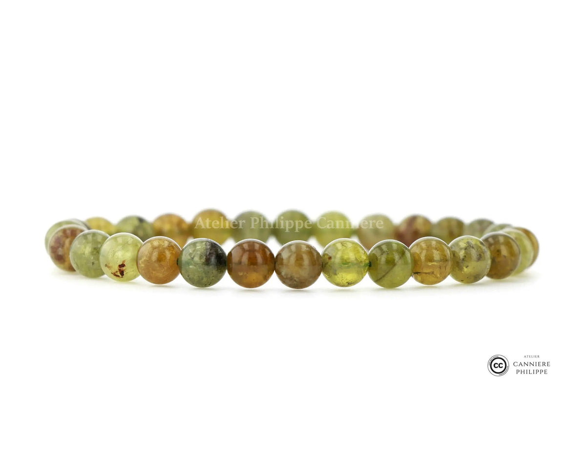 Bracelet Grenat Vert Perle Ma boutique