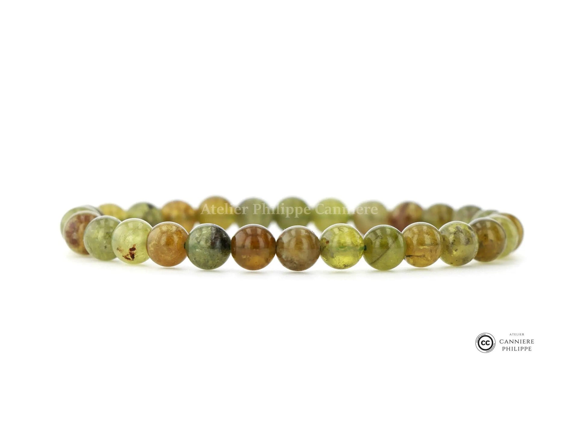 Bracelet Grenat Vert Perle Ma boutique