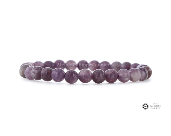 Bracelet Lépidolite Perle Ma boutique