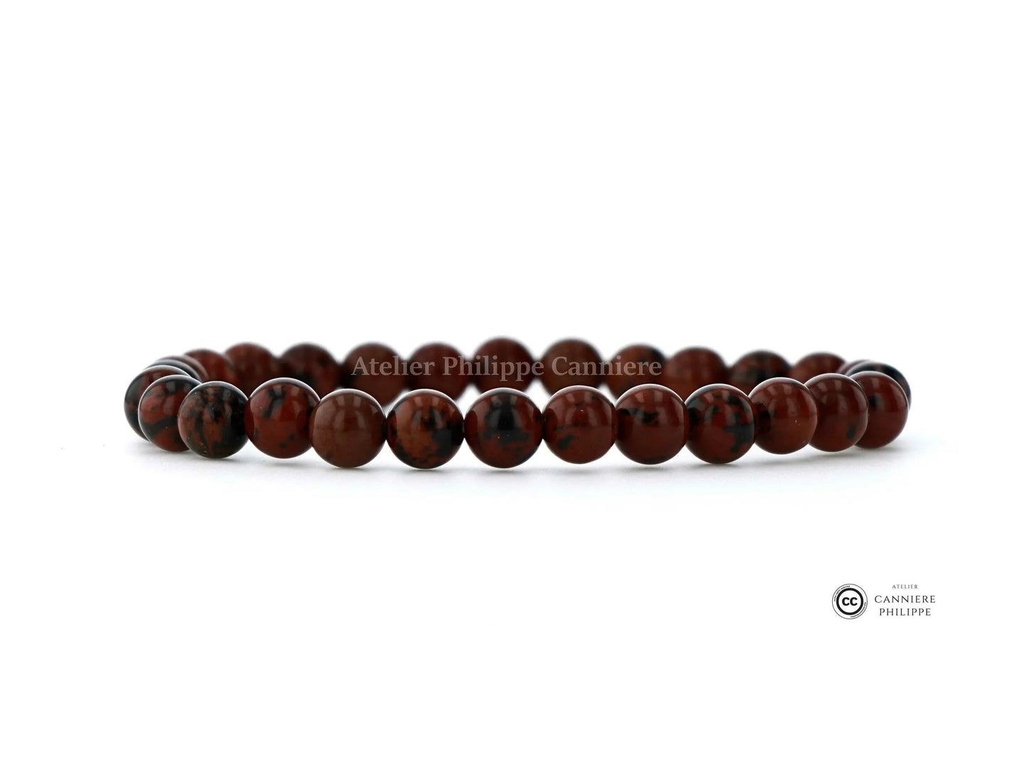 Bracelet Obsidienne brune Perle Ma boutique