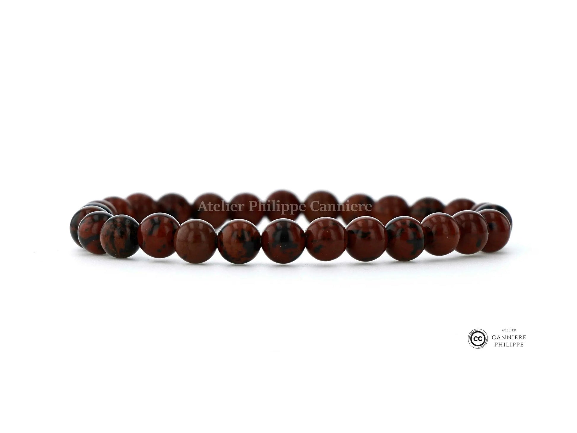 Bracelet Obsidienne brune Perle Ma boutique