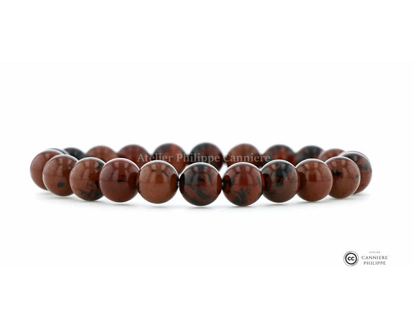 Bracelet Obsidienne brune Perle Ma boutique