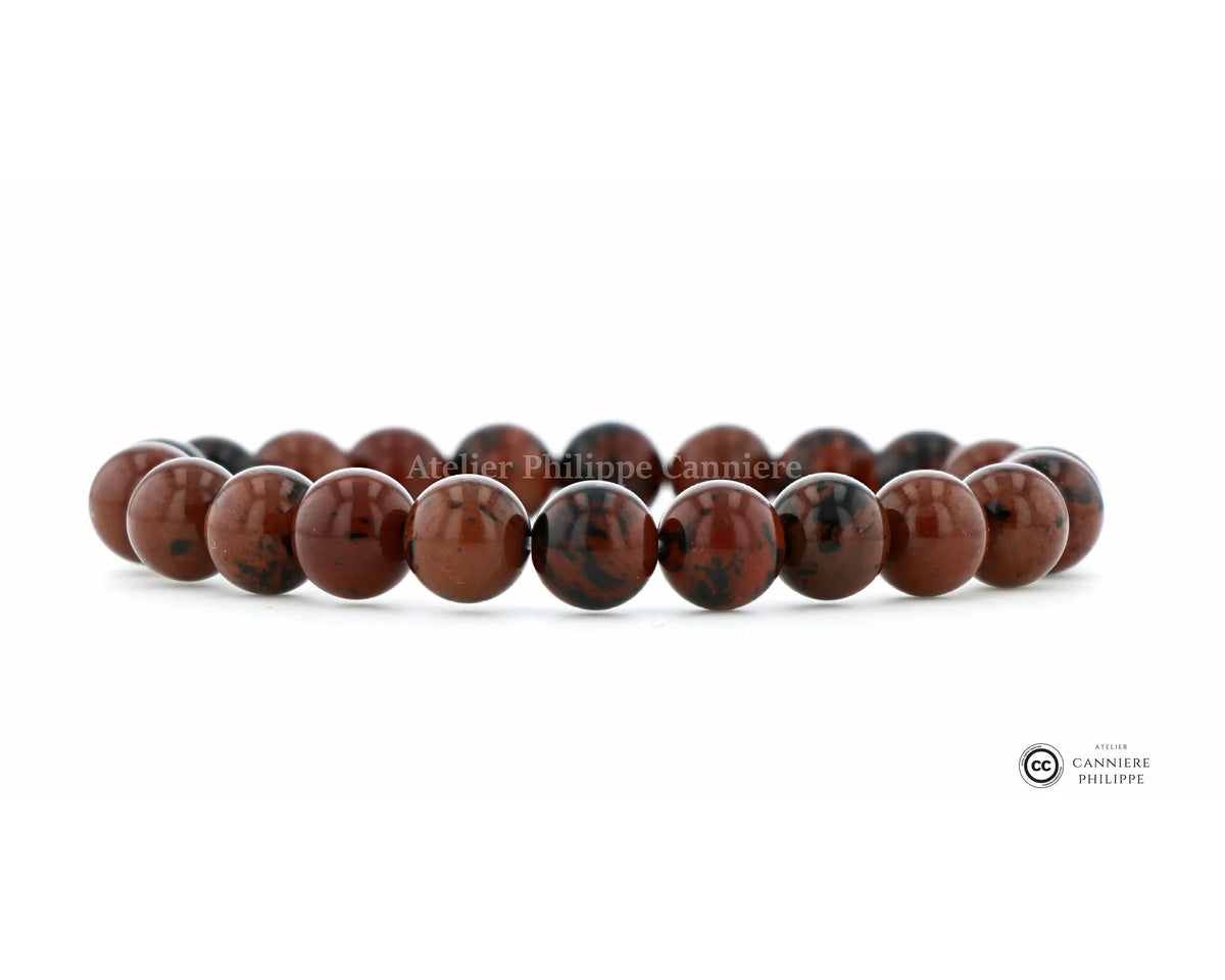 Bracelet Obsidienne brune Perle Ma boutique