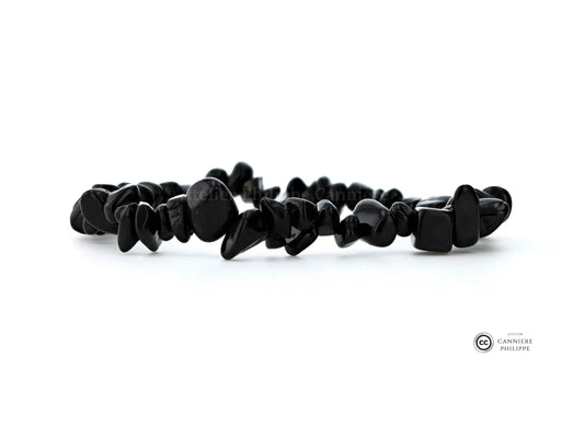 Bracelet Tourmaline Noire Baroque (Chips) Ma boutique