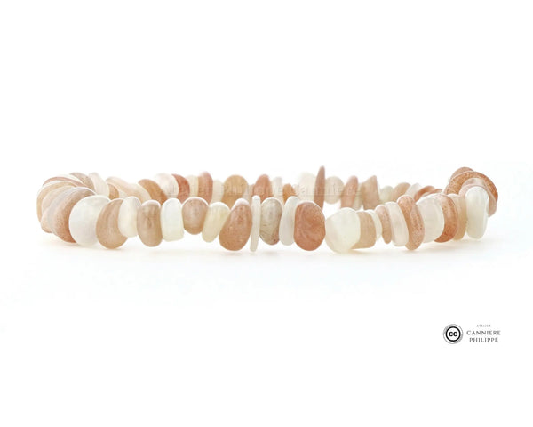 Bracelet Pierre de lune mixte Baroque (Chips) Ma boutique