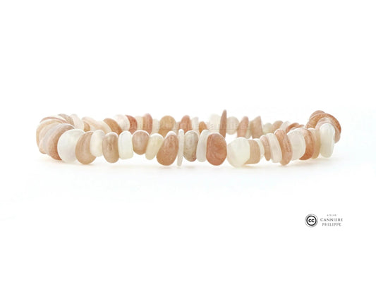 Bracelet Pierre de lune mixte Baroque (Chips) Ma boutique