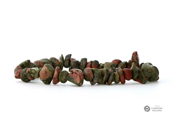 Bracelet Unakite Baroque (Chips) Ma boutique