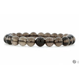 Bracelet Quartz Fumé Perle Ma boutique