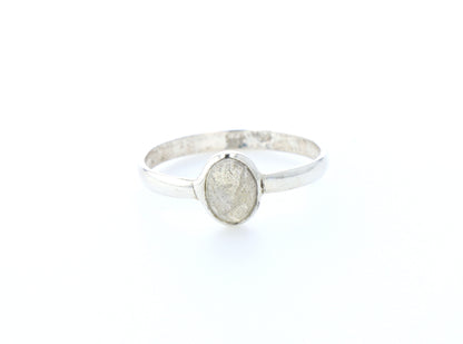 Bague labradorite naturelle｜Argent 925