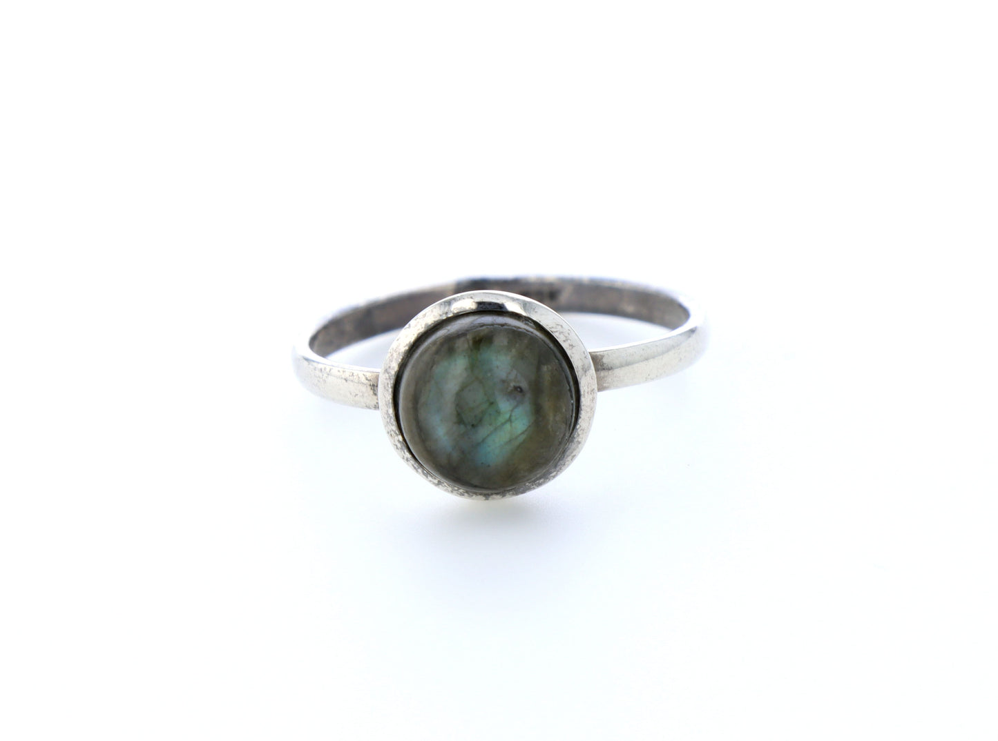 Bague labradorite naturelle｜Argent 925