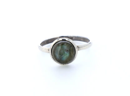 Bague labradorite naturelle｜Argent 925