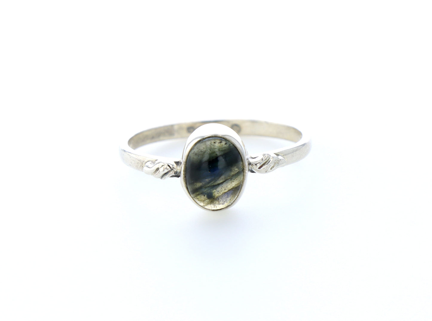 Bague labradorite naturelle｜Argent 925