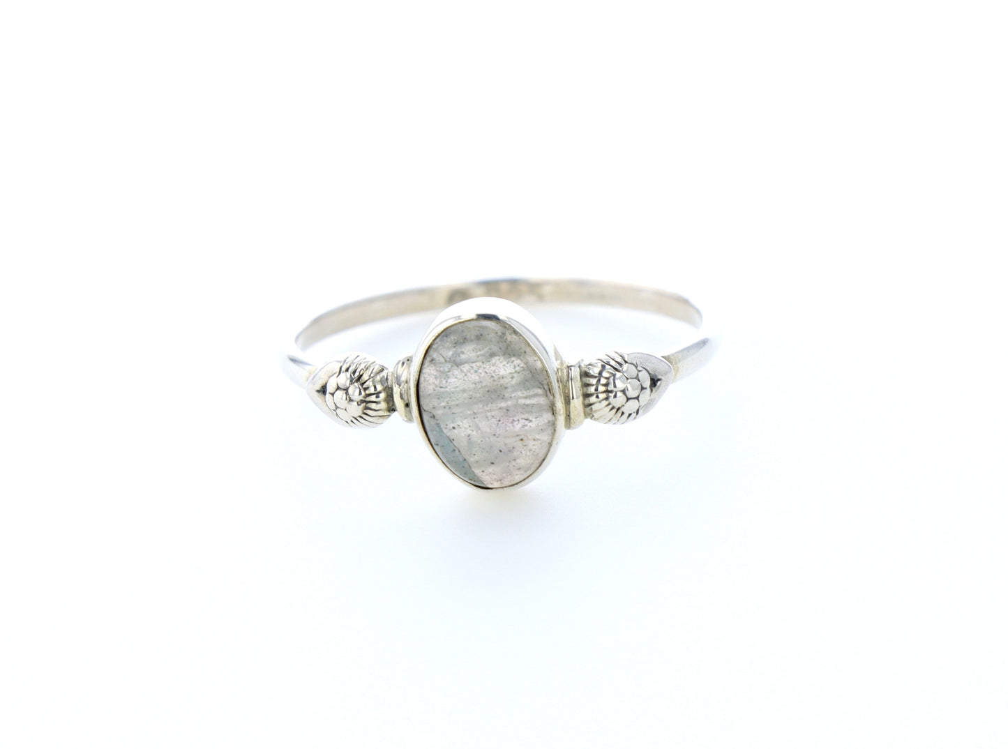 Bague labradorite naturelle｜Argent 925