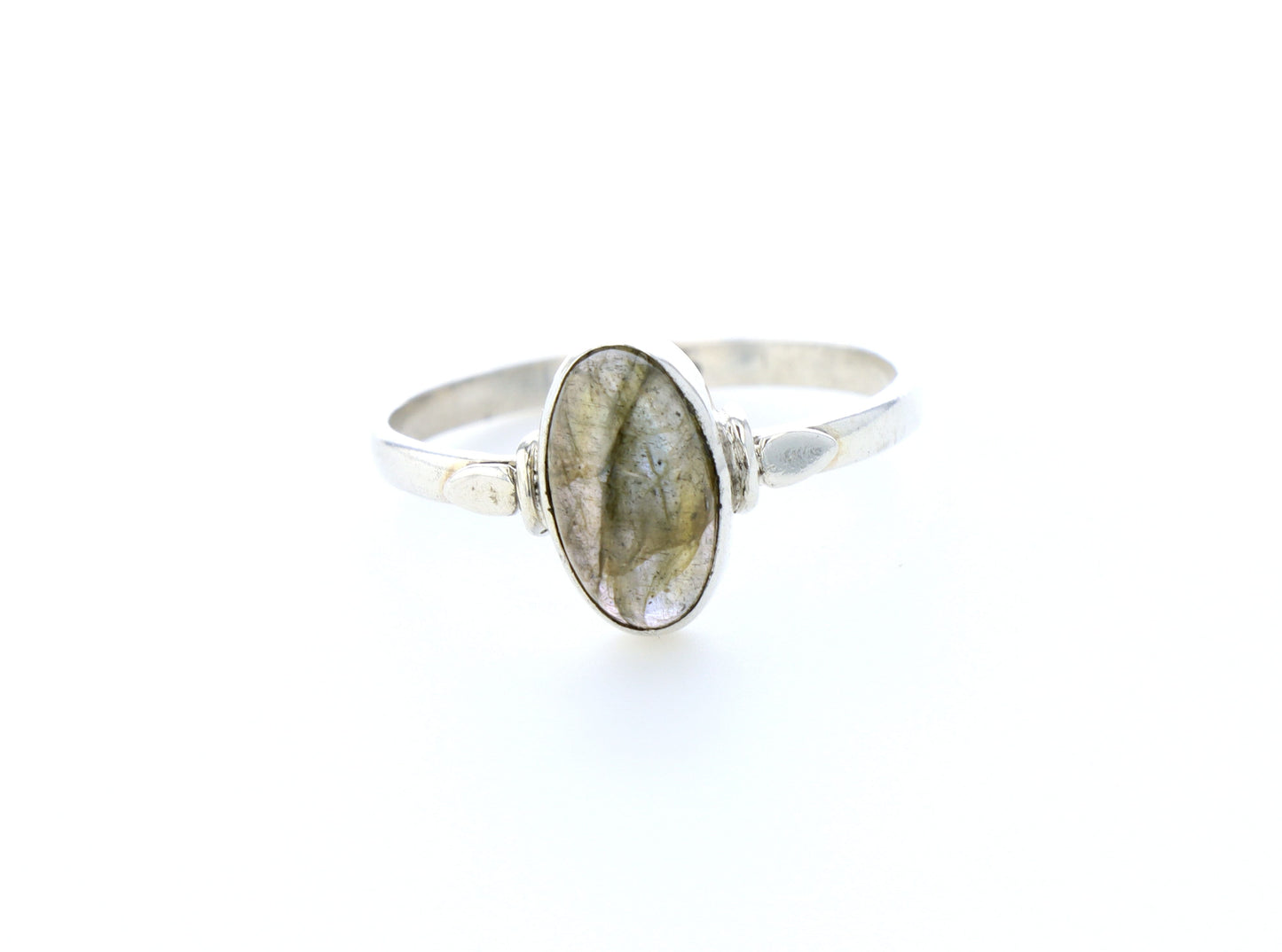 Bague labradorite naturelle｜Argent 925