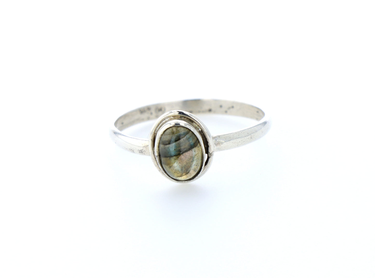 Bague labradorite naturelle｜Argent 925