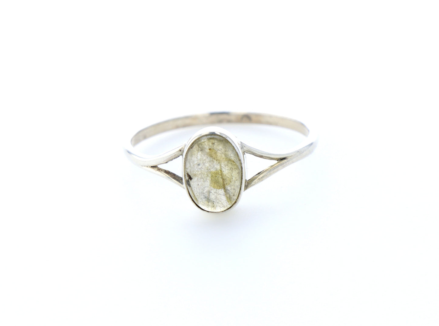 Bague labradorite naturelle｜Argent 925