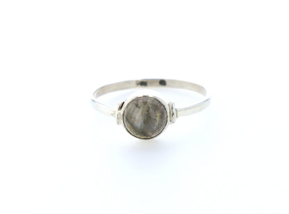 Bague labradorite naturelle｜Argent 925