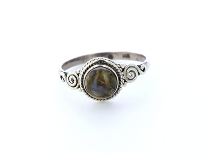 Bague labradorite naturelle｜Argent 925