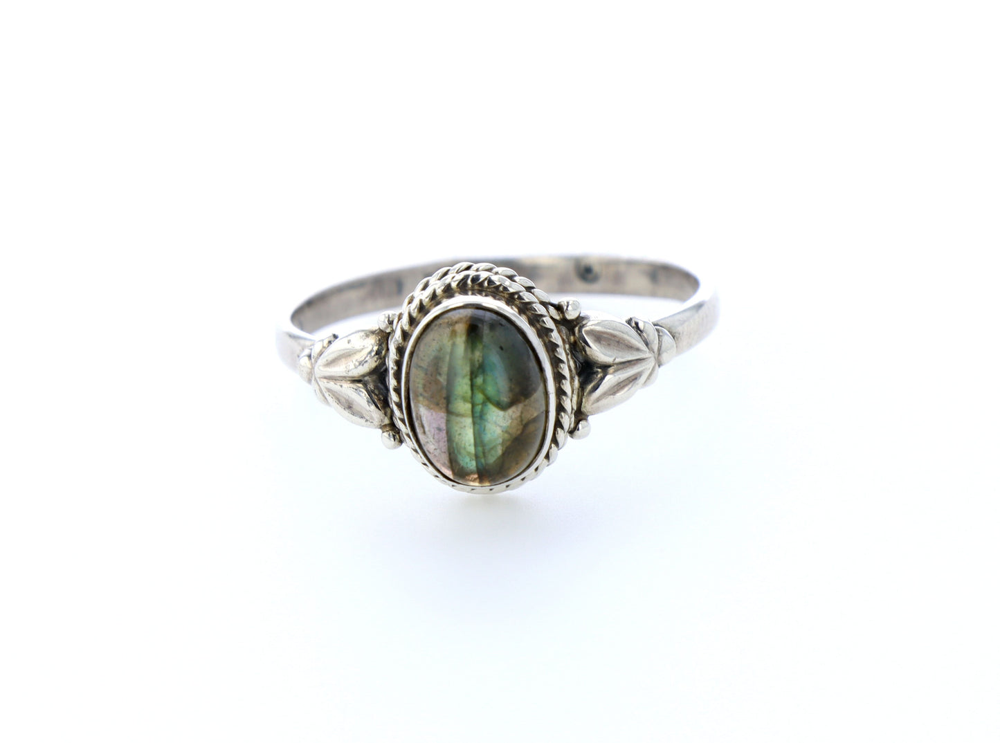 Bague labradorite naturelle｜Argent 925