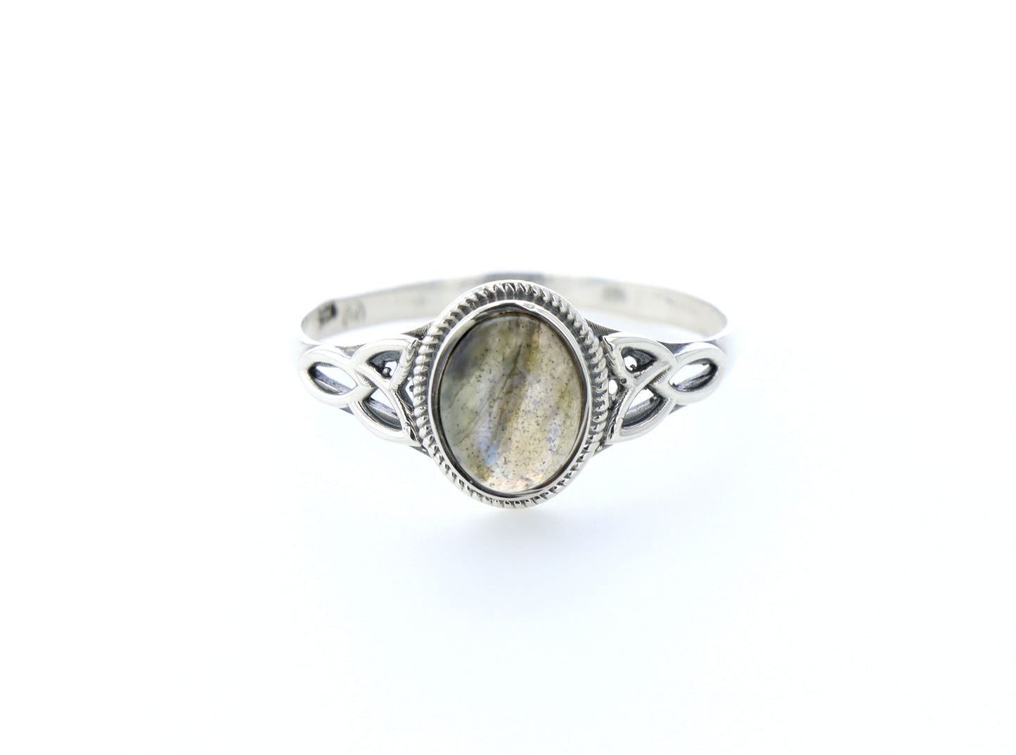 Bague labradorite naturelle｜Argent 925