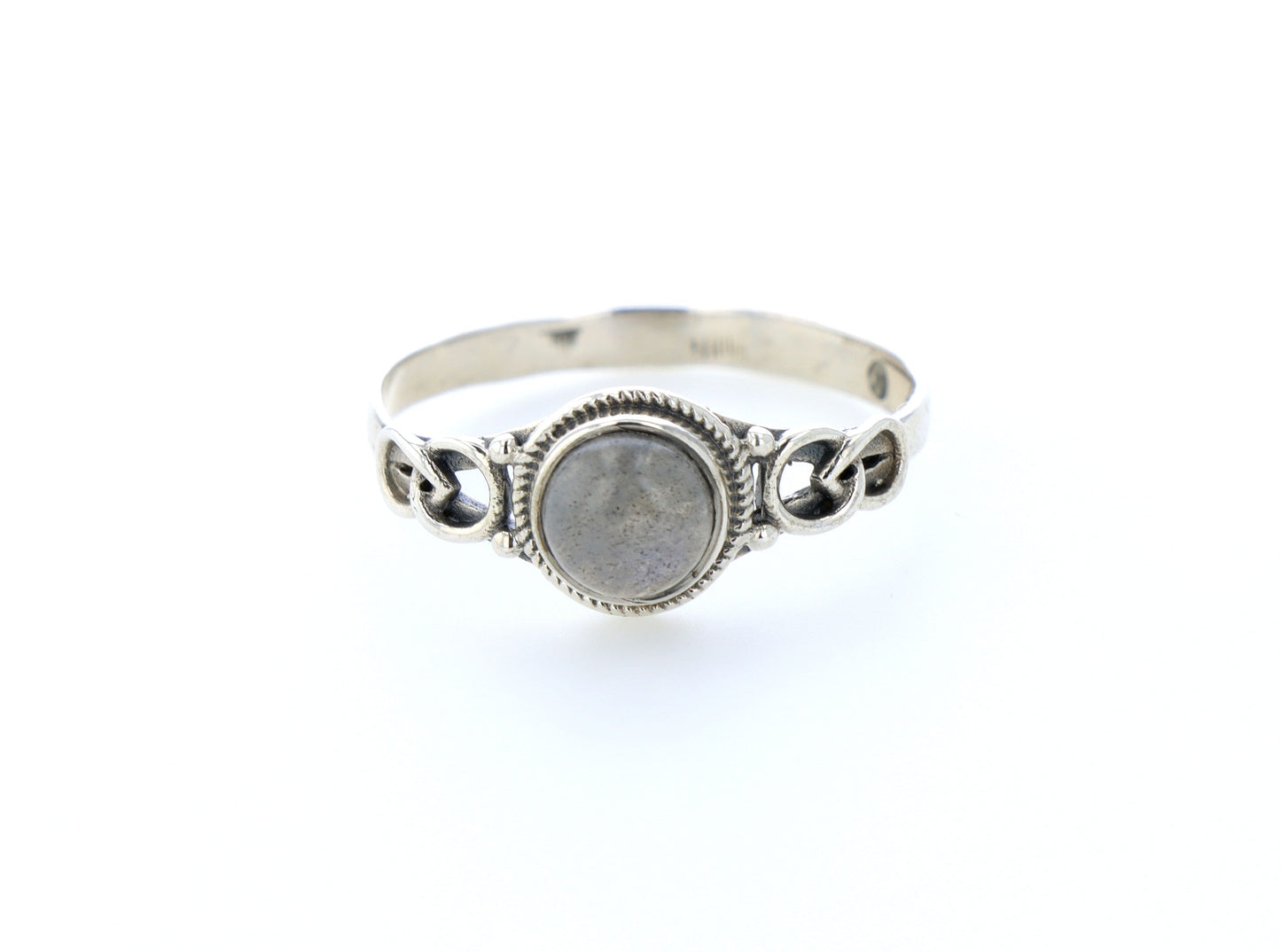 Bague labradorite naturelle｜Argent 925