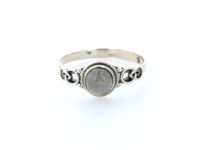 Bague labradorite naturelle｜Argent 925