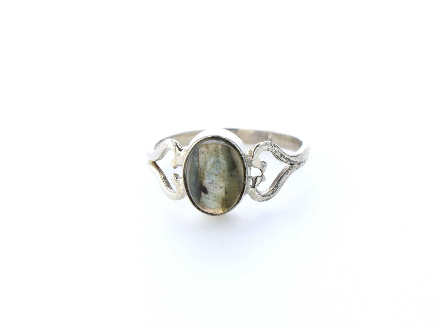 Bague labradorite naturelle｜Argent 925