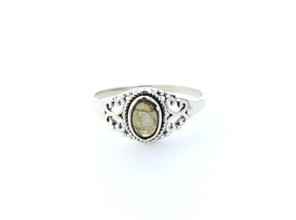 Bague labradorite naturelle｜Argent 925