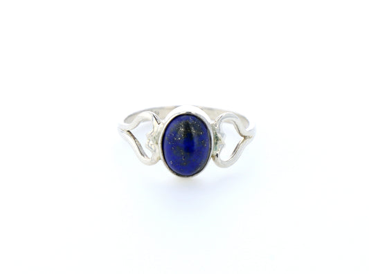 Bague lapis lazuli naturelle｜Argent 925
