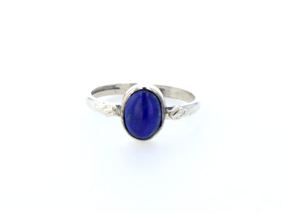 Bague lapis lazuli naturelle｜Argent 925