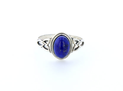 Bague lapis lazuli naturelle｜Argent 925